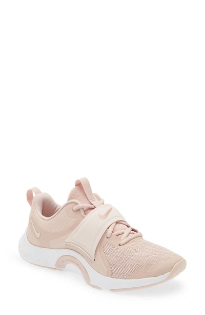 Nike Women's Renew In-season Tr 12 Training Sneakers From Finish Line In Pink Oxford/white/rose Whisper/barely Rose