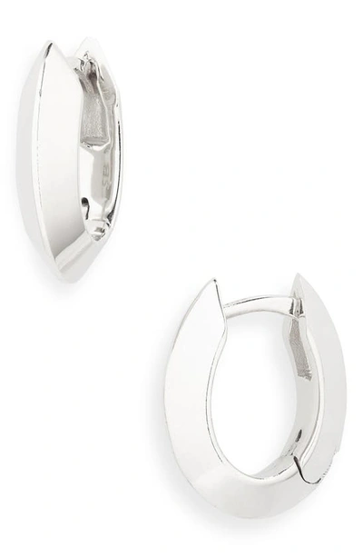 Sophie Buhai Small Ada Hoop Earrings In Sterling Silver | ModeSens
