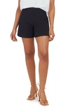 Spanx On The Go 6-inch Pull-on Shorts In Classic Navy