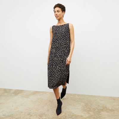 M.m.lafleur The Bevin Dress - Washable Silk In Spin Dot