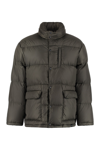 Aspesi Nylon Down Jacket In Green