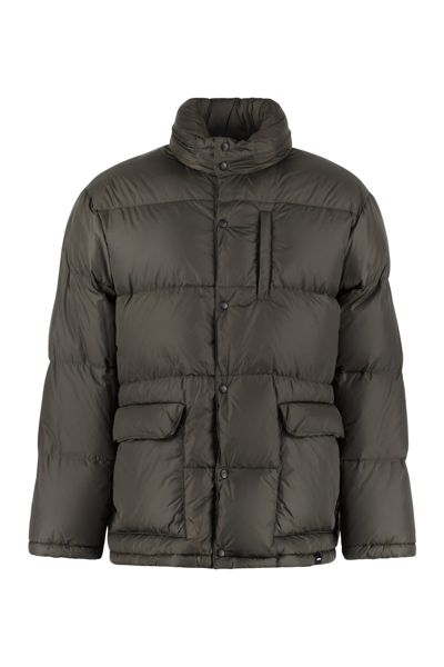 Aspesi Nylon Down Jacket In Green