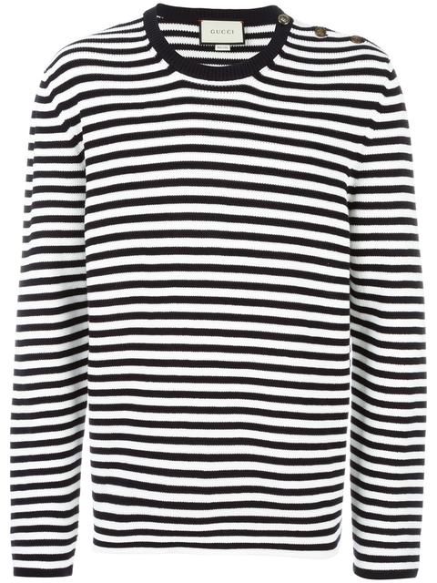 gucci black and white striped shirt buy 