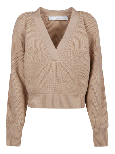 Iro Odina Knitwear In Beige Wool In Champagne