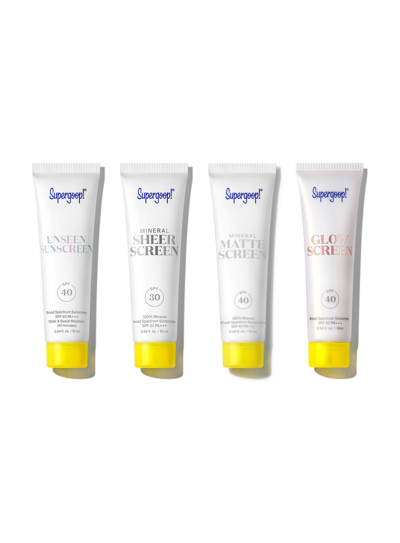 Supergoop Spf Multitaskers Mini Set Sunscreen !