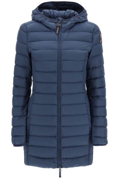 Parajumpers Irene Light Midi Down Jacket In Blue