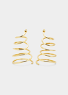 Cult Gaia Ezlynn Spiral Earrings In Gold