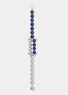 Yutai Modular Bracelet With Blue Sapphires And Pearls In Yg