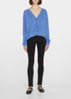 Lisa Yang Abby Cashmere Cardigan In Denim Blue