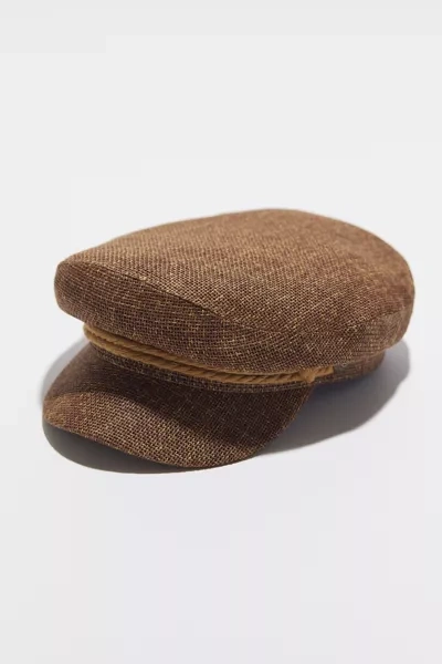 Brixton Fiddler Cap In Light Brown