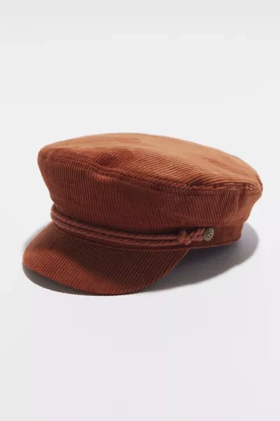 Brixton Fiddler Cap In Orange