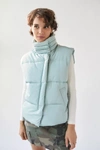 Urban Outfitters Uo Corrine Puffer Vest In Light Grey