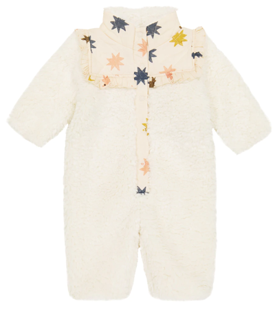 The New Society Kids' Baby Anaïs Teddy Onesie In Sand