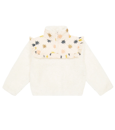 The New Society Kids' Teddy Jacket In Sand