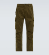 C.p. Company Cotton Cargo Pants In Ivy Green