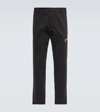 MONCLER COTTON TWILL STRAIGHT PANTS