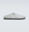 Birkenstock Zermatt Shearling Wool Felt 'light Grey' In Light Gray