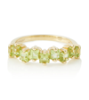 SUZANNE KALAN CIERRA 14KT GOLD RING WITH PERIDOTS