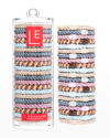L Erickson Grab & Go Pony Elastics Luxe Tube, Set Of 21 In Ballerina