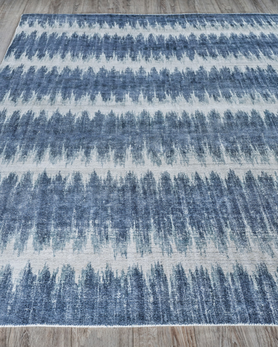 Exquisite Rugs Wynnedott Hand Loomed Rug, 10' X 14' In Navy