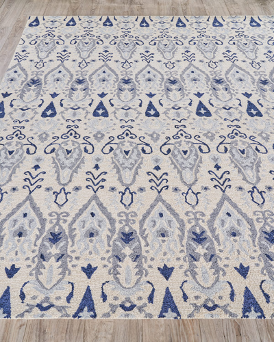 Exquisite Rugs Kepri Tufted Rug, 9' X 12' In Ivory/gray