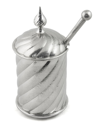 Joy Stember Metal Arts Studio Twisted Honey Jar With Dipper