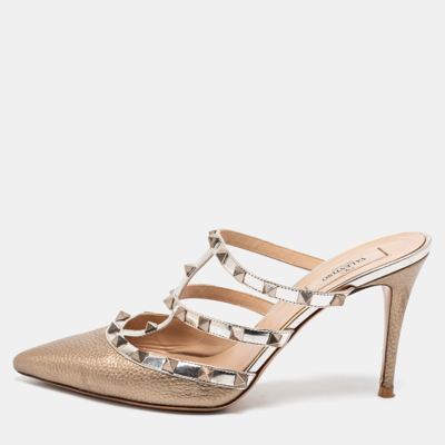 rockstud strappy mule