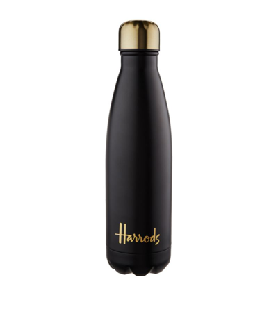 Harrods Black Logo Water Bottle (500ml)