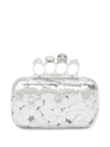 ALEXANDER MCQUEEN SKULL FOUR-RING CLUTCH BAG