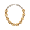RABANNE EIGHT GOLD AND SILVER-TONE NECKLACE