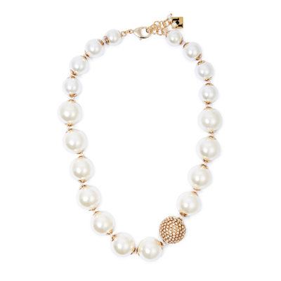 Rosantica Bucaneve Imitation Pearl Collar Necklace