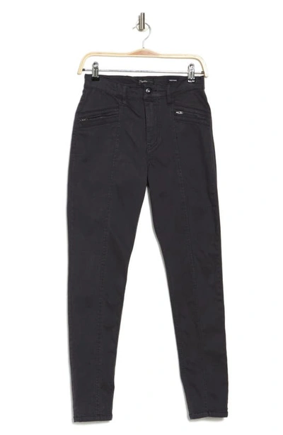 Supplies By Union Bay Zola Moto Skinny Jeans In Dk Galaxy Grey