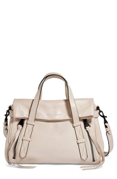 Aimee Kestenberg Bali Double Entry Leather Satchel In Sandy Vintage