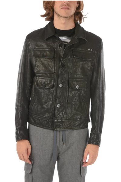 Neil Barrett Men's  Black Other Materials Outerwear Jacket