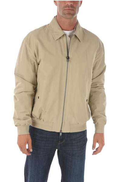 Ermenegildo Zegna Men's  Beige Other Materials Outerwear Jacket