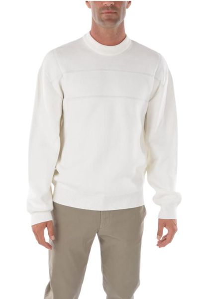Ermenegildo Zegna Men's  White Other Materials Sweater