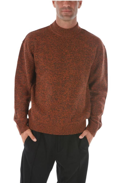 Ermenegildo Zegna Men's  Orange Other Materials Sweater