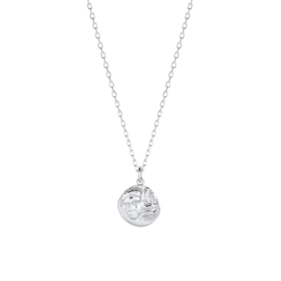 Victoria Strigini Istros Coin Necklace Silver