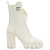 Giuseppe Zanotti Cubalibre Leather Boots In White