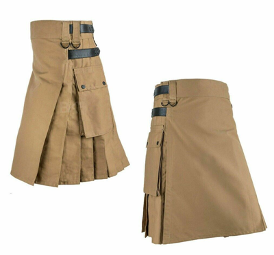 Pre-owned Handmade Active Man Detachable Pockets Utility Kilts - Utility Kilt