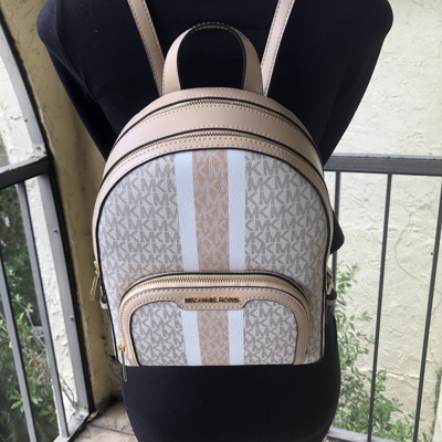 Pre-owned Michael Kors Women Lady Medium School Travel Backpack Bag Satchel Handbag Tote