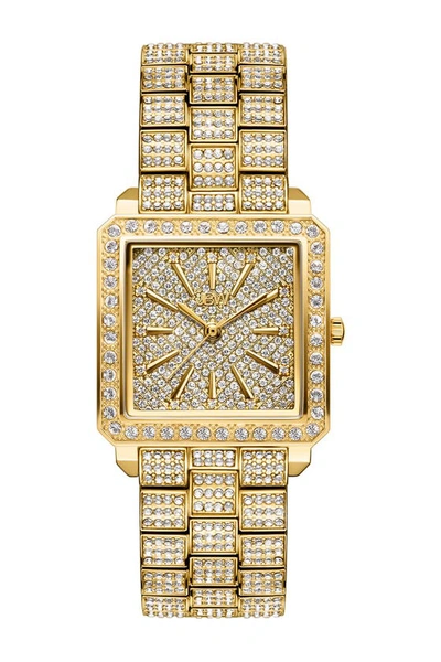 Jbw Women's Cristal Caves Diamond Bracelet Watch In Gold