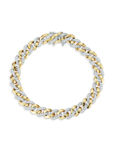 Nephora Women's 14k Two-tone Gold & 2.24 Tcw Diamond Chain Bracelet In Two Tone Gold