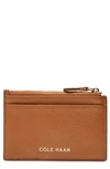 COLE HAAN COLE HAAN TOP ZIP CARD CASE