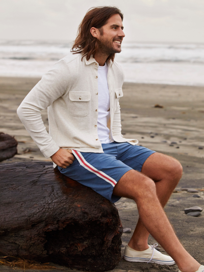 Faherty Legend&trade; Sweater Shirt In Off White