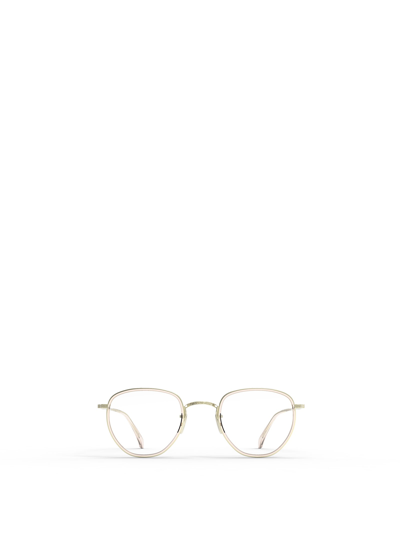 Mr. Leight Billie C Lomita-matte Platinum Unisex Eyeglasses In Lomita-white Gold