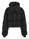 Rick Owens Quilted Shell Down Jacket In Black