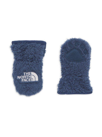 The North Face Baby Bear Suave Oso Mitts In Shady Blue