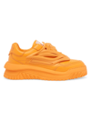 Versace Odissea Caged Rubber Medusa Sneakers In Orange