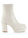 3.1 Phillip Lim Naomi Leather Platform Boots In Bone